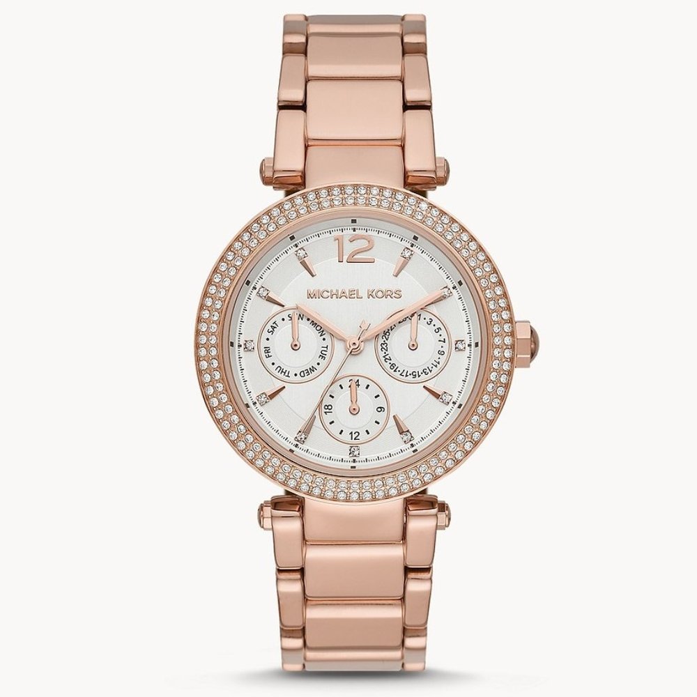 NWT Michael Kors Women's Parker Multifunction MK5781 Watch